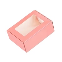 Pink Box With Window 9cm