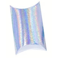 Silver Glitter Holograph Pillow Box