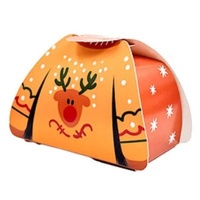 Yellow Reindeer Sweater Treat Box  10.5cm