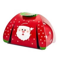 Santa Red With Green Sweater Treat Box 10.5cm