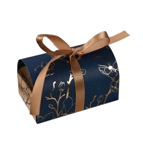 Blue Printed Box 9cm