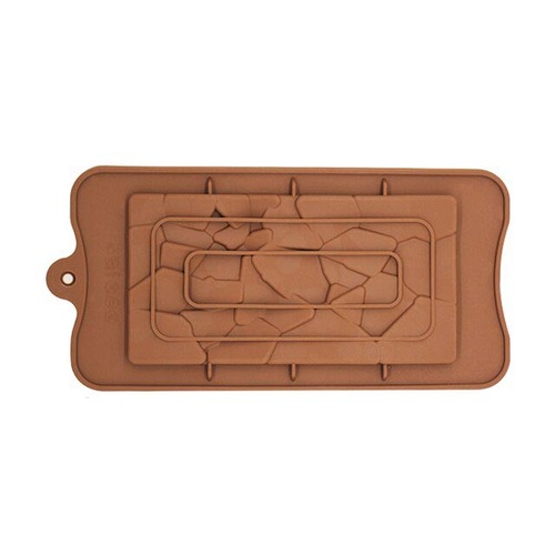 Cracked Chocolate Bar Silicone Mould