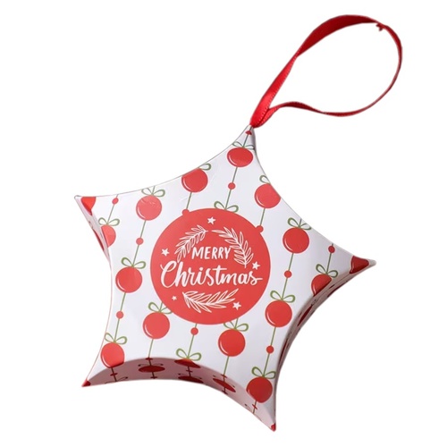 Hanging Tree Treat Box - Red/White