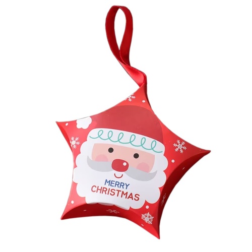 Hanging Tree Treat Box - Santa Merry Christmas