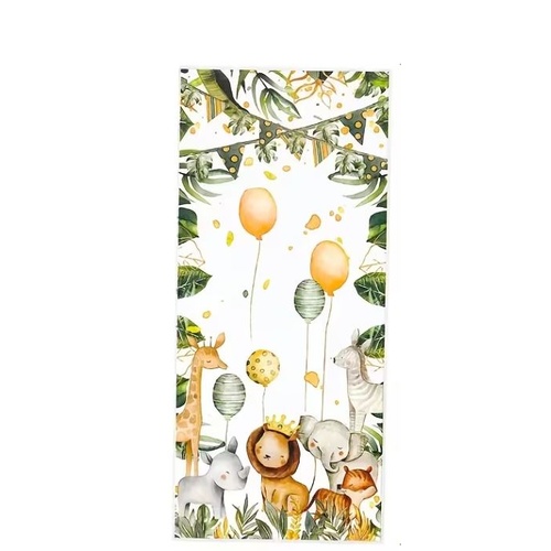 Jungle Animal Bags 12.5 x 27.5cm 10pcs