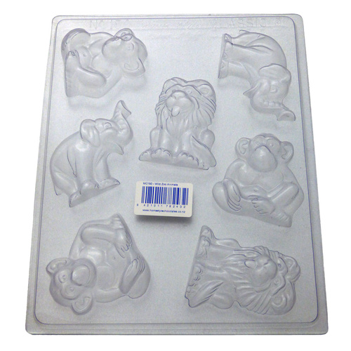 Zoo Animals Chocolate / Craft Mould