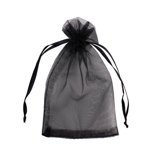 Black Organza Bags 10x15cm 10 Pack