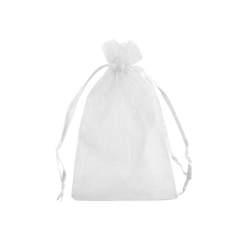 White Organza Bags 10x15cm 10 Pack