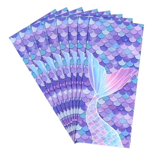 Mermaid Tail Bags 12.5 x 27.5cm 10pcs