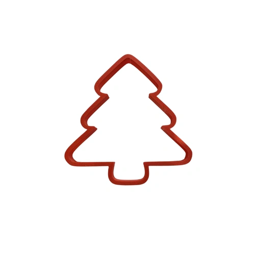 Round Edge Xmas Tree Fondant / Cookie Cutter 10cm