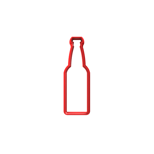 Beer Bottle Fondant / Cookie Cutter
