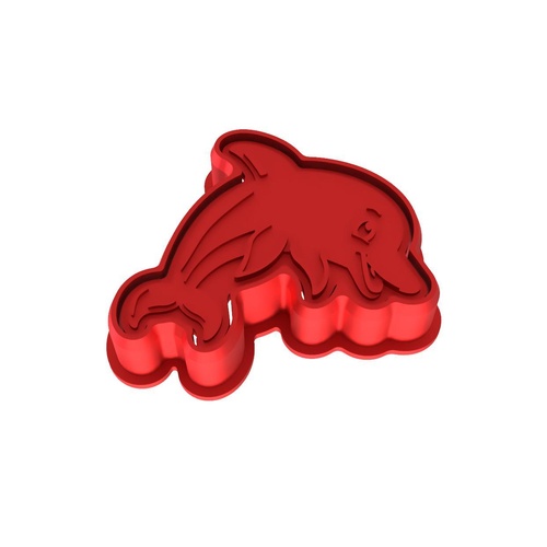 Dolphin Fondant / Cookie Cutter & Stamp