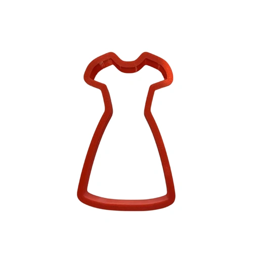 Short sleeved Dress Fondant / Cookie Cutter 10cm