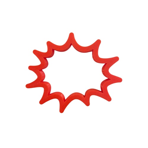 Pow Shape Fondant / Cookie Cutter 14cm