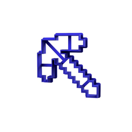 Minecraft Pickaxe Fondant/Cookie Cutter - 10cm