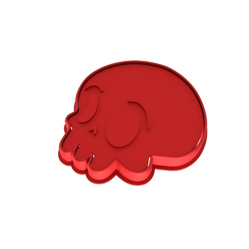 Skull Fondant / Cookie Cutter & Stamp