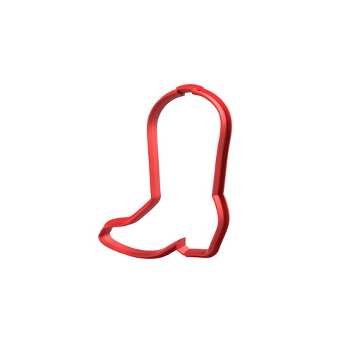 Cow Girl/Boy Boot Fondant / Cookie Cutter 6cm
