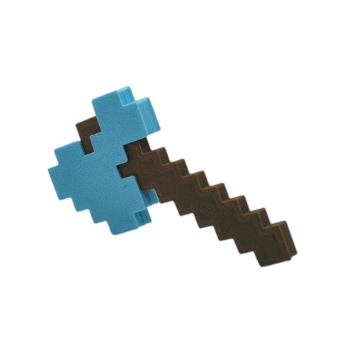 Minecraft Diamond Axe Cake Topper Decoration