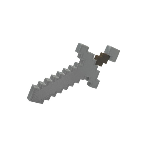 Minecraft Iron Sword Cake Topper Decoration